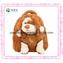 Brown Dog Cheap Plush Backpack (XDT-0034Q)